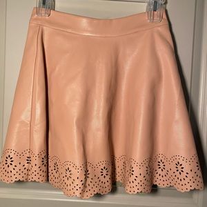 Leather High Waisted Skirt